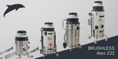 Nuova gamma di aspiratori BRUSHLESS, sicurezza certificata per la zona ATEX 22