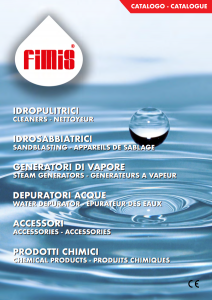 FIMIS NUOVA GAMMA DI IDROPULITRICI