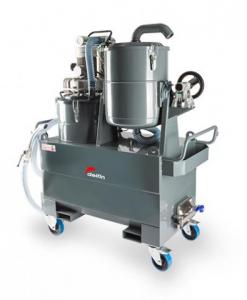 Olio e Trucioli TECNOIL 400IF T aspira separa e riempie le vasche di macchine utensili